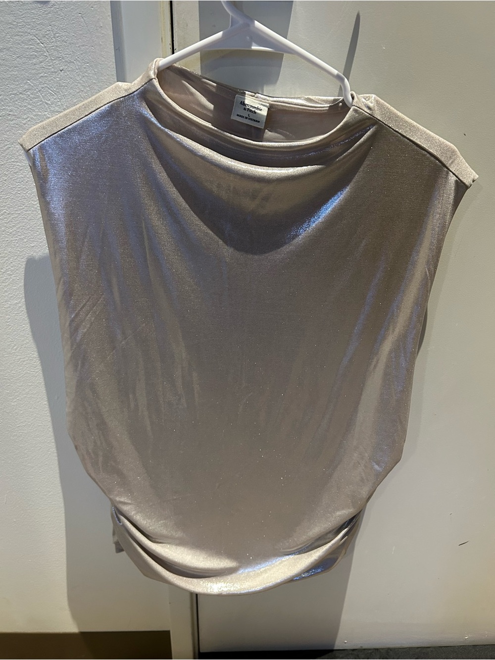 Abercrombie & Fitch Metallic Sleeveless Tank